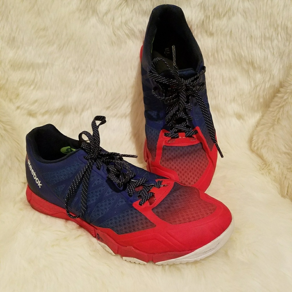 Reebok crossfit Red and blue nanos